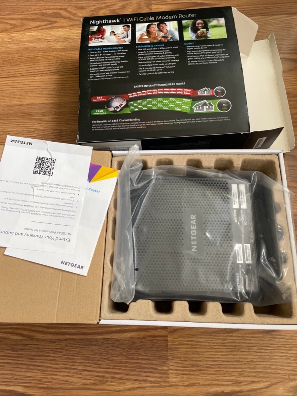 Netgear Nighthawk Wifi AC1900 Cable Modem Router C7000 v2 - Picture 6 of 15